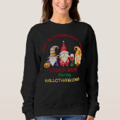 Sweatshirt Optométriste Vin de Noël Aime Hallothanksmans (Devant)