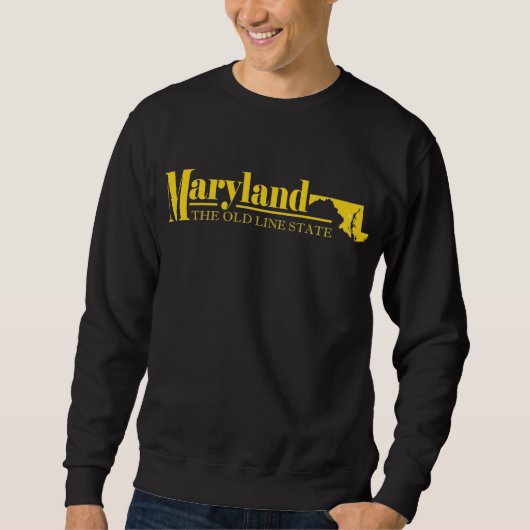 Sweatshirt Or du Maryland (Devant)