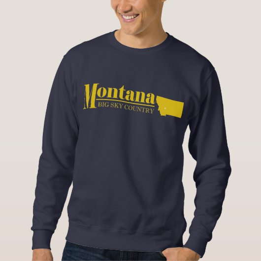 Sweatshirt Or du Montana (Devant)