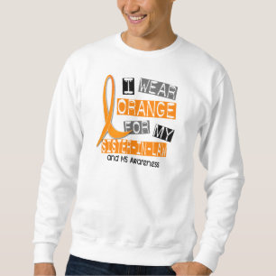 Sweatshirt Orange de sclérose en plaques de milliseconde pou