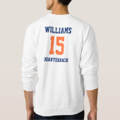 Sweatshirt Orange et Bleu (Dos)