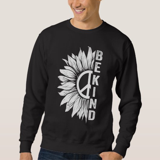 Sweatshirt Orange Unity Day Anti Bullying Be Kind Sunflower P (Devant)