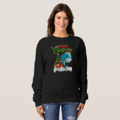 Sweatshirt Orca Fish  Xmas Decorations Santa Orca Christmas R (Devant entier)