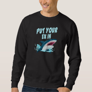 Sweatshirt orca peluche requin femmes bouche de requin Raglan