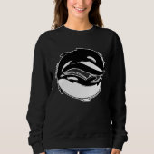 Sweatshirt Orca Whale  For Whale Watchers (Devant)