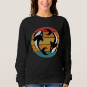 Sweatshirt Orca Whale Watchers Graphic (Devant)
