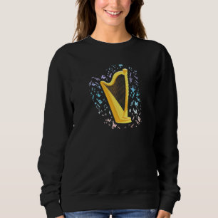 Sweatshirt Orchestre musical de harpe Concert Gig Rhythm Tone