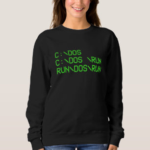Sweatshirt Ordinateur Programmeur C Dos C Dos Exécuter Dos Ex