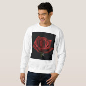 Sweatshirt oreiller rouge (Devant entier)