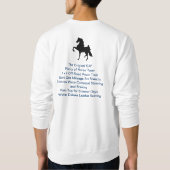 Sweatshirt original de SUV de cheval (Dos)