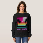 Sweatshirt Orlando Florida Beach Retro Vacation (Devant entier)