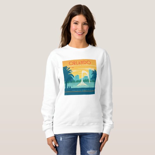 Sweatshirt Orlando Floride (Devant entier)