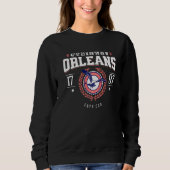 Sweatshirt Orleans Massachusetts Cape Cod MA Nautical Beach S (Devant)