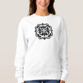 Sweatshirt Ornamental Floral Design (Devant)