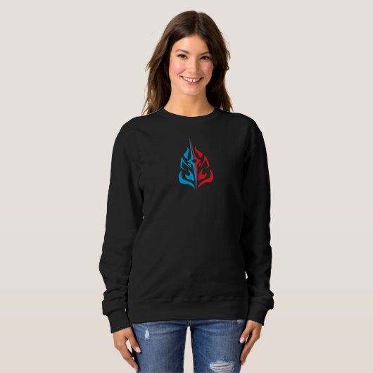 Sweatshirt Ornamental Floral Design (Devant entier)