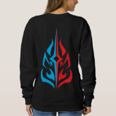 Sweatshirt Ornamental Floral Design (Dos)