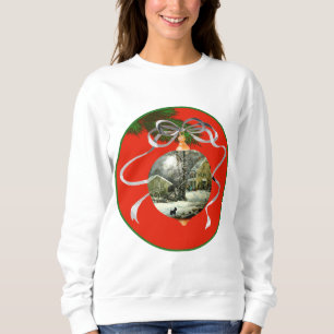 Sweatshirt Ornement Scottish Terrier d'hiver