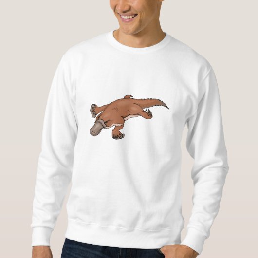Sweatshirt Ornithorynque Brown (Devant)