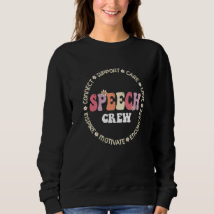 Sweatshirt Orthophoniste Thérapie Groovy Speech