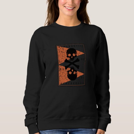 Sweatshirt Os et Crânes Pirate  2 (Devant)