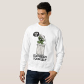 Sweatshirt Oscar le Groupement Express Vous-même (Devant entier)