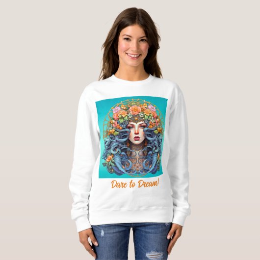 Sweatshirt Oser rêver (Devant entier)