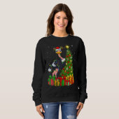 Sweatshirt Ostrich Bird   Xmas Holiday Santa Ostrich Christma (Devant entier)