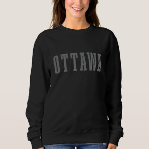 Sweatshirt Ottawa Canada Fierté Canadienne Vintage