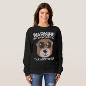 Sweatshirt Otter Animal For Men Women Sea Otter Mammals (Devant entier)