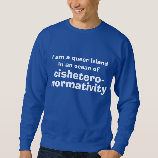 Sweatshirt ou est il queerland (Devant)