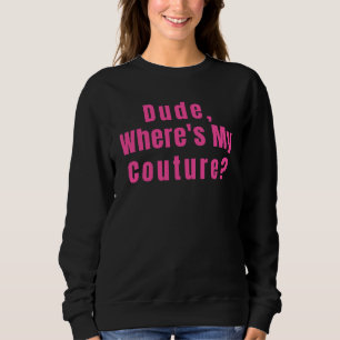 Sweatshirt Où est ma couture