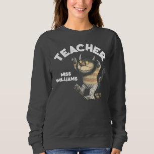 Sweatshirt Où sont les bêtes féroces Professeur