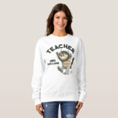Sweatshirt Où sont les monstres Teacher (Devant entier)