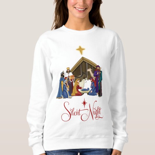 Sweatshirt ou t-shirt de Noël de la scène de l'age (Devant)
