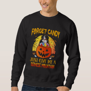Sweatshirt Oubliez les bonbons Donnez-moi Bernese Mountain Ha