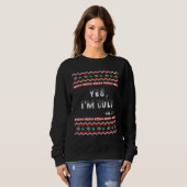 Sweatshirt Oui, j'ai froid 2 (Devant entier)