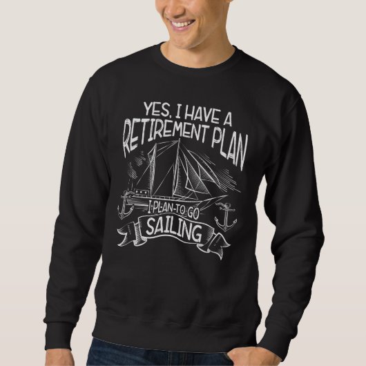 Sweatshirt Oui je fais retirer une navigation de régime de (Devant)