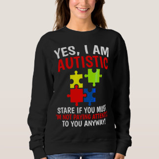 Sweatshirt Oui Je Suis Des Enfants De Sensibilisation sur l'a