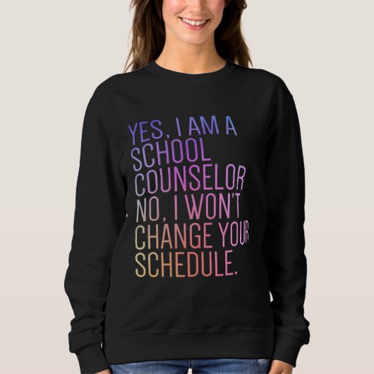 Sweatshirt Oui, je suis un conseiller d'orientation scolaire, (Devant)