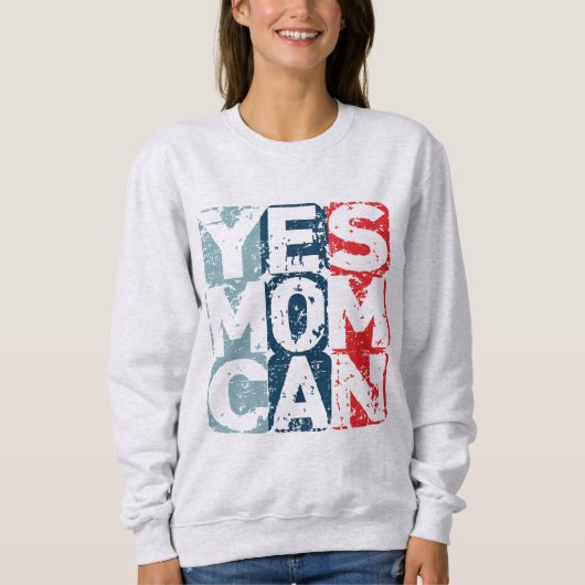 Sweatshirt Oui Maman Peut (Devant)