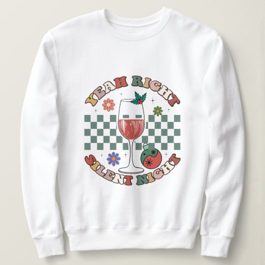 Sweatshirt Oui, nuit de noël (Design devant)