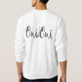 Sweatshirt Oui, Oui ! (Dos)