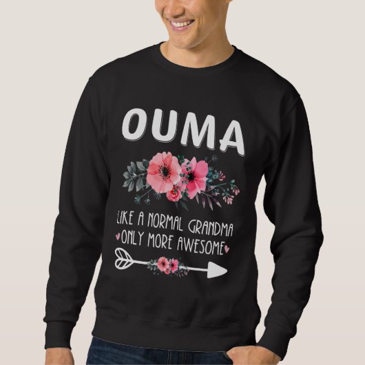 Sweatshirt Ouma Comme Une Grand-Mère Normale Seulement Plus F (Devant)