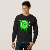 Sweatshirt Ourille À Flèches Sur Cible Tir À L'Arc (Devant entier)