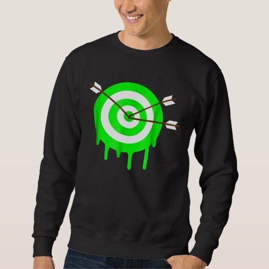 Sweatshirt Ourille À Flèches Sur Cible Tir À L'Arc (Devant)