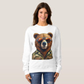 Sweatshirt Ours avec uniforme (Devant entier)