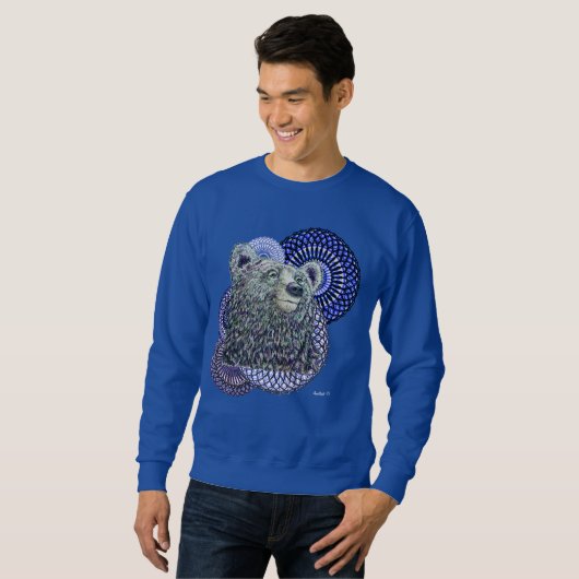 Sweatshirt ours courageux (Devant entier)