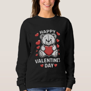 Sweatshirt Ours de la Saint-Valentin Bonne journée