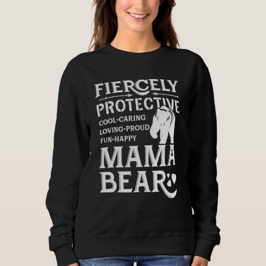 Sweatshirt ours de maman (Devant)