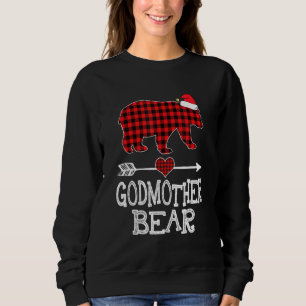 Sweatshirt Ours de mère, Ours de mère rouge, Ours de mère rou